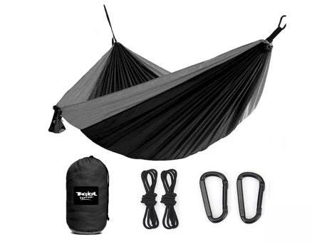 Accessoires pour hamac outdoor flex XL Noir et gris sur fond blanc