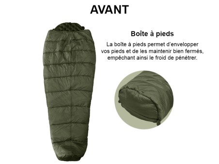Design ergonomique avec footbox fermée permettant de conserver la chaleur au niveau des pieds
