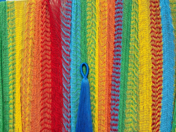 Hamac mexicain multicolore