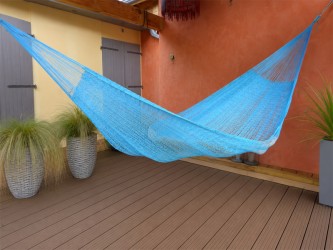 Hamac Akumal 100% nylon ciel