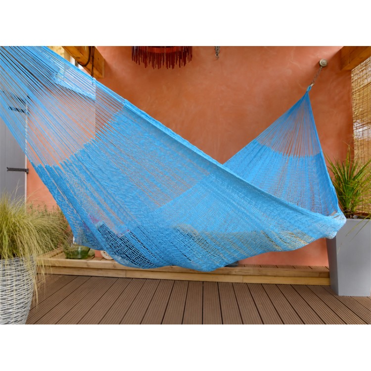 Hamac mexicain Akumal nylon ciel