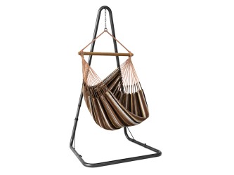Hamac chaise Choco Oro avec support Soledad