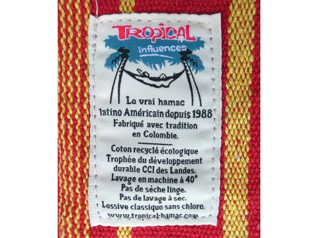 Étiquette colombienne tropical influences