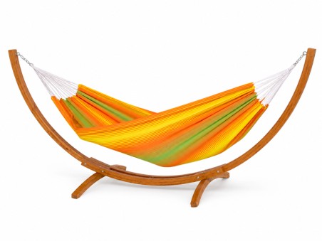 Support hamac Latino Relax XL + Mariposa Carolina sur fond blanc