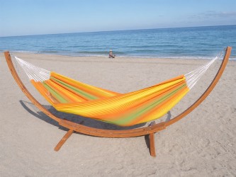 Support hamac Latino Relax XL + Mariposa Carolina située au bord de la mer