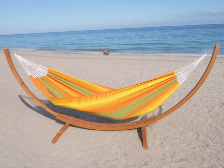 Support hamac Latino Relax XL + Mariposa Carolina située au bord de la mer
