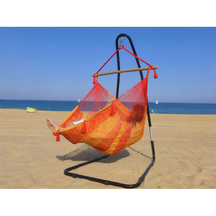 Hamac Chaise SAN BLAS feu support Soledad située au bord de la mer