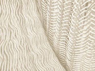 Plan détaillé du tissu du hamac Chaise SAN BLAS Écru support Soledad