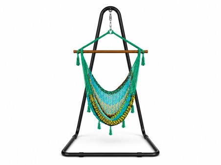 Hamac Chaise SAN BLAS Multicolor 4 support Soledad sur fond blanc