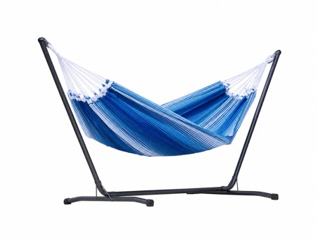 Support hamac INKA L + hamac Banquise sur fond blanc