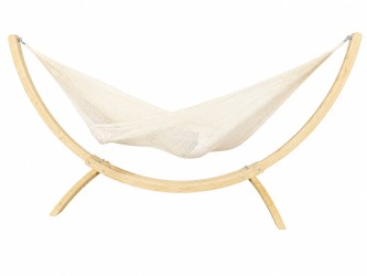 Support de hamac bois  + Ticla XL écru