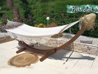 Hamac Nicaragua taille XL Ecru photo client
