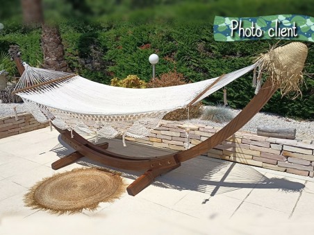 Hamac Nicaragua taille XL Ecru photo client