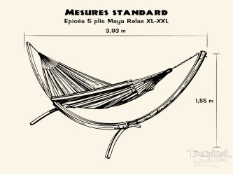 Maya Relax Barbecue XXL Hammock Stand