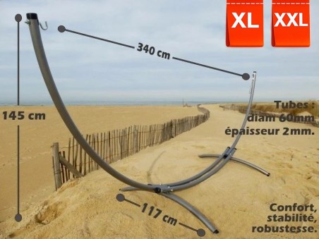 Soporte de hamaca metálico AZTEKA Relax XL
