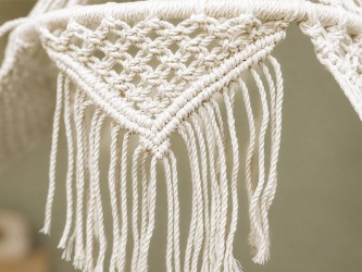 tissage d'un hamac berceau