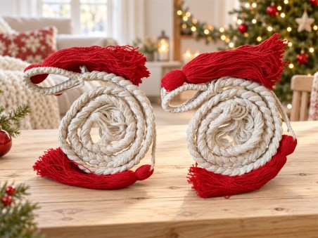 2 cordes artisanales de hamac de Noël