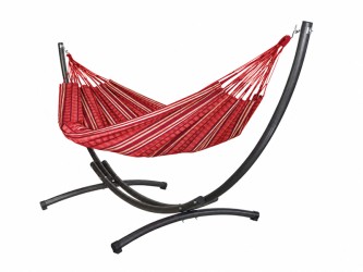 Azteka XXL Red Polygon Freestanding Hammock