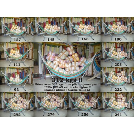 support hamac INKA L + CARIBE L Vert