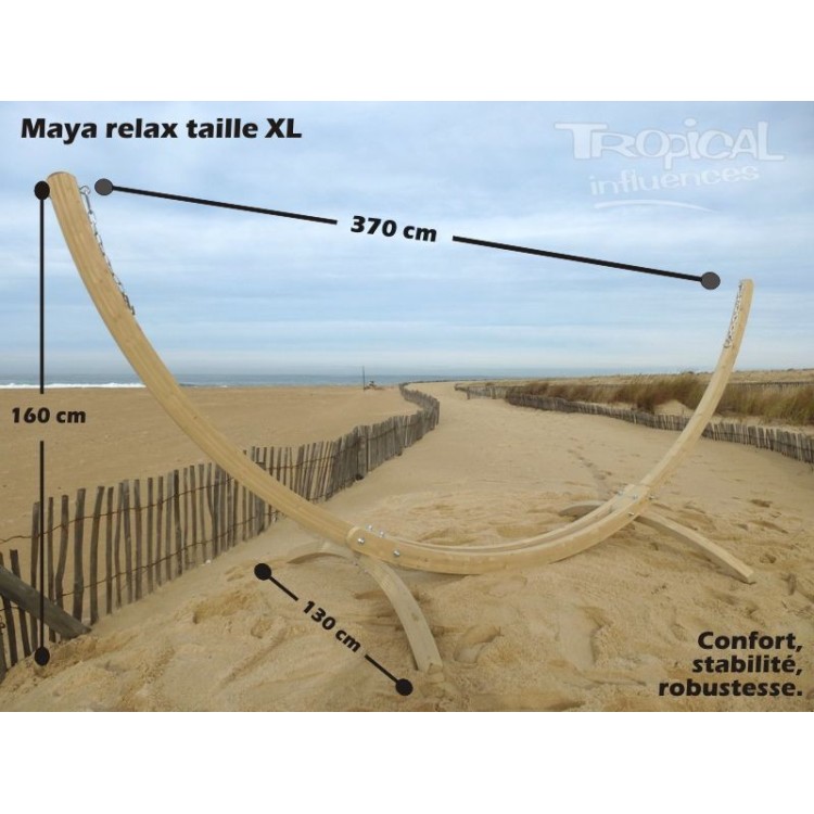 Support Hamac bois xl