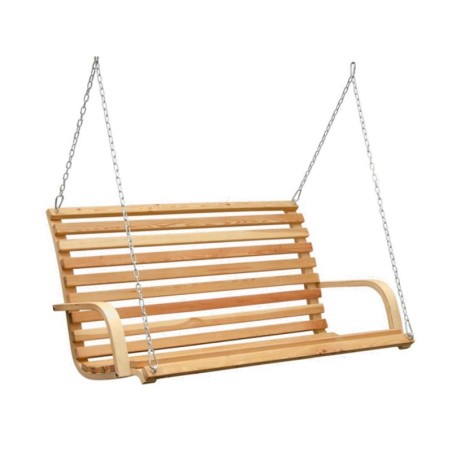 Banc suspendu sur fond blanc