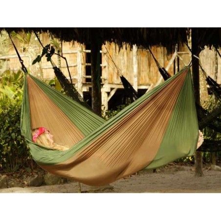 hamac voyage vert