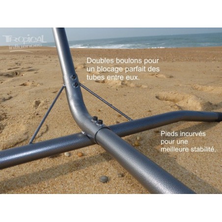 Support hamac métal