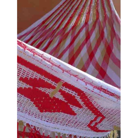 Hamac Grand Luxe WAYUU  marine bleu mordoré