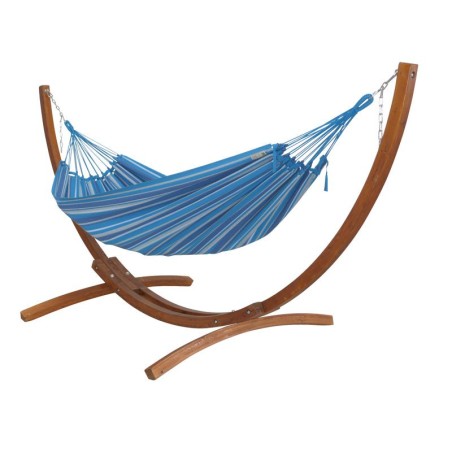 hamac sur pied bleu