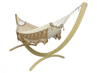 Soporte para hamaca Maya + Priscilia XXL Moka