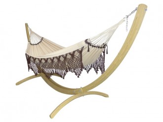 Soporte para hamaca Maya + Priscilia XXL Capuccino
