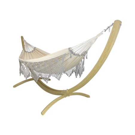 hamac avec support gris clair
