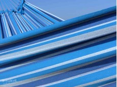 Hamac double bleu gris