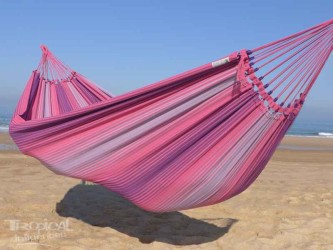 Hamac toile rose