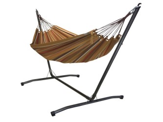hamac marron et support