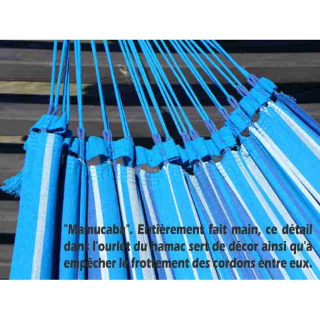 hamac + support bleu
