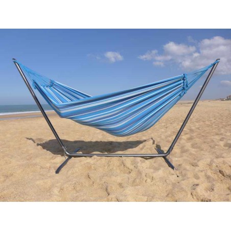 hamac + support bleu