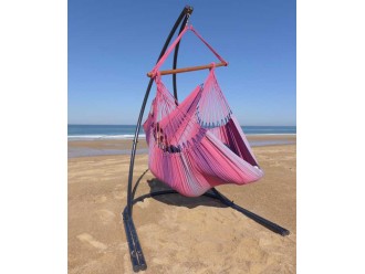 Fauteuil suspendu fuschia