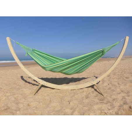 Hamac sur pied vert