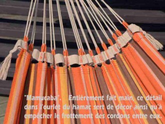 Hamac sur pied Orange