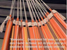 Hamac sur pied Orange