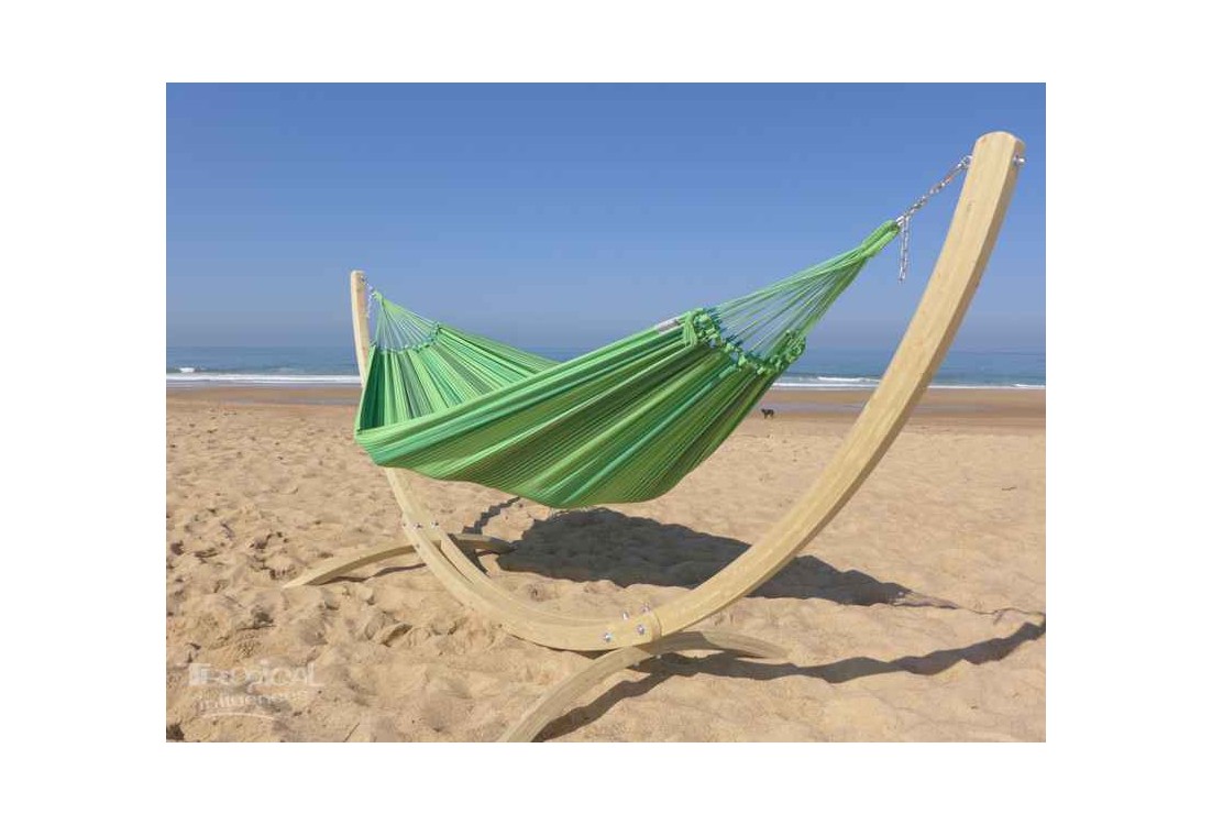 Hamac sur pied vert