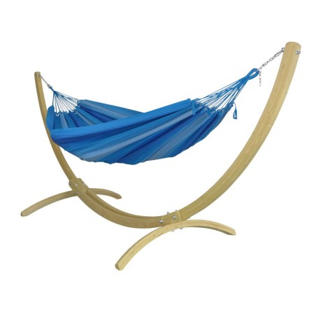 Hamac sur pied bleu