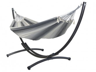 Hamac avec support gris