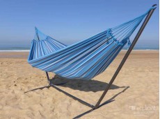 Hamac avec support bleu