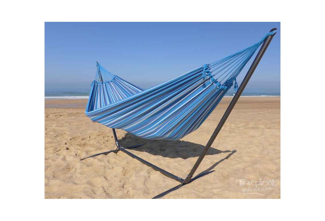 Hamac avec support bleu