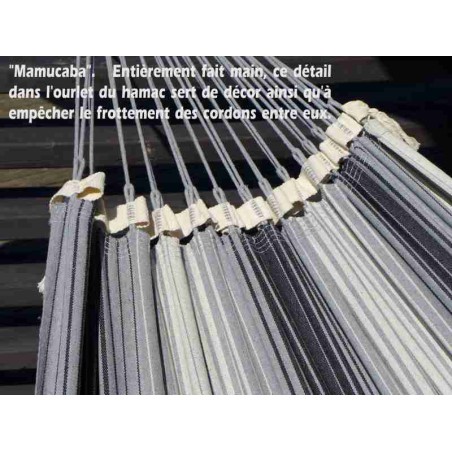 Hamac avec support  gris