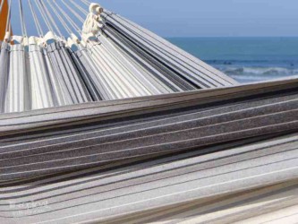 Hamac avec support  gris