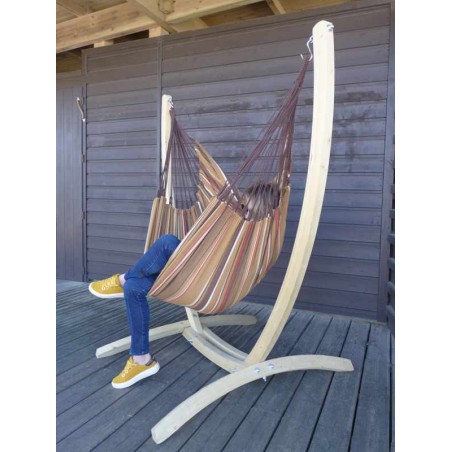 Chaise hamac brésil avec support