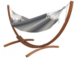 Hamac sur pied Latino XL 3 gris